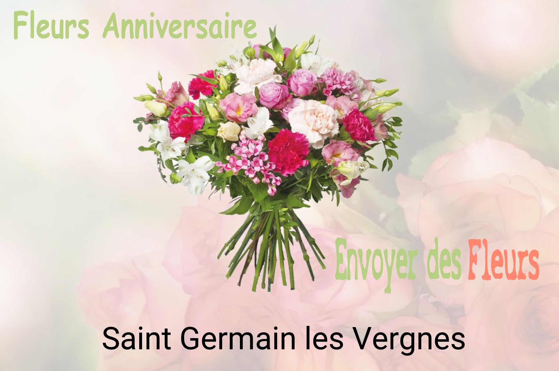 Bouquet de fleurs d’anniversaire livré à Saint-Germain-les-Vergnes