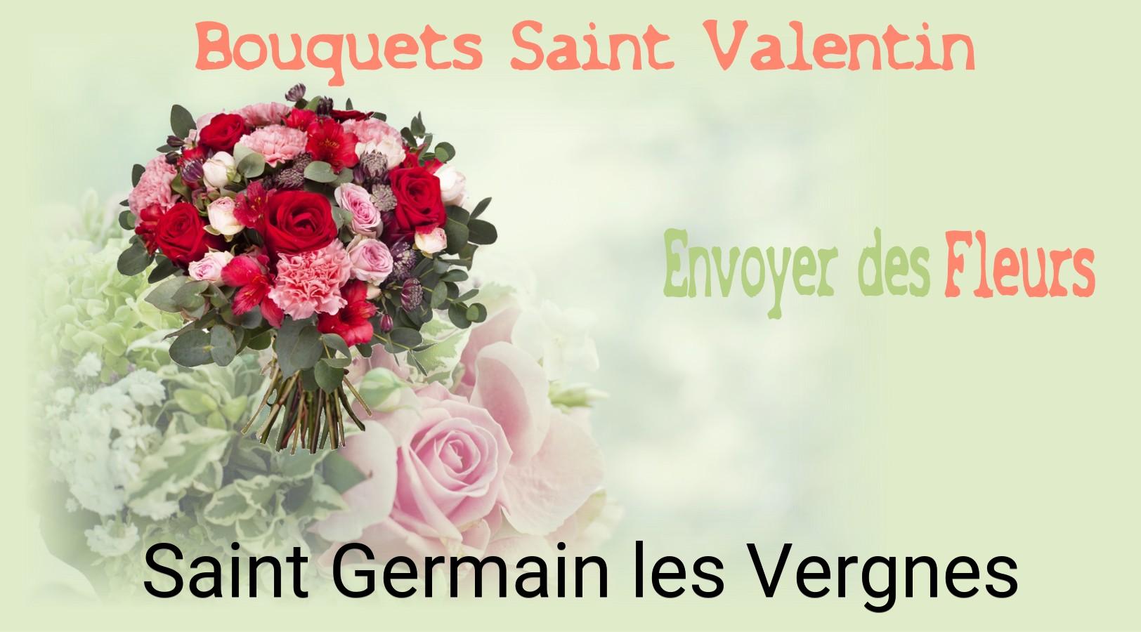 Roses de Saint-Valentin livrées à Saint-Germain-les-Vergnes